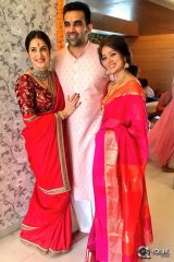 Zaheer Khan and Sagarika Ghatge Post Wedding Party